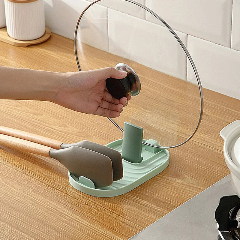 Foldbar Køkkenholder – til grydelåg & redskaber