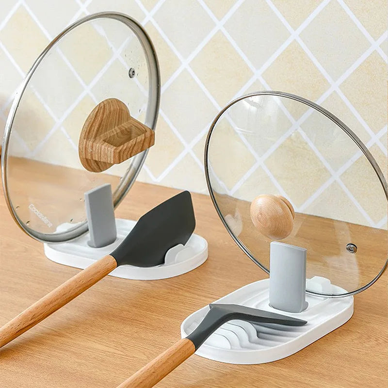 Foldbar Køkkenholder – til grydelåg & redskaber