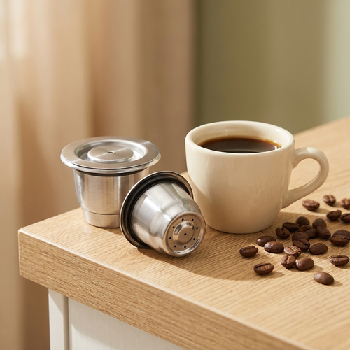 Genanvendelig kaffekapsel i rustfrit stål – Nespresso-kompatibel, Nordhjemmet